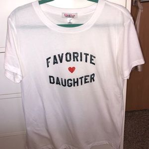 Favorite Daughter white t-shirt